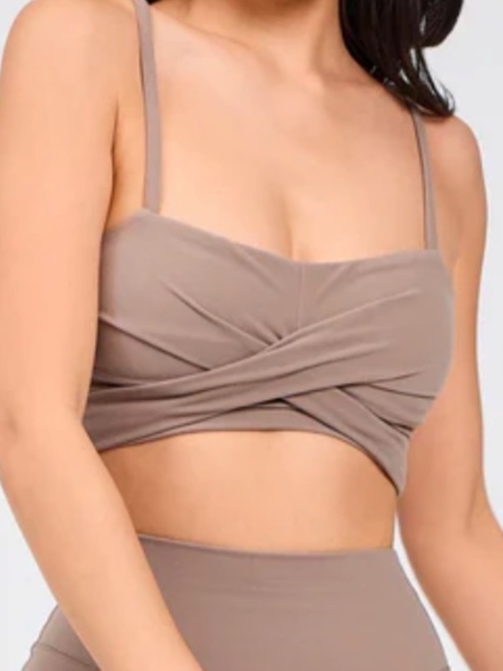 Buffbunny Ivy Wrap Sports Bra 🤎